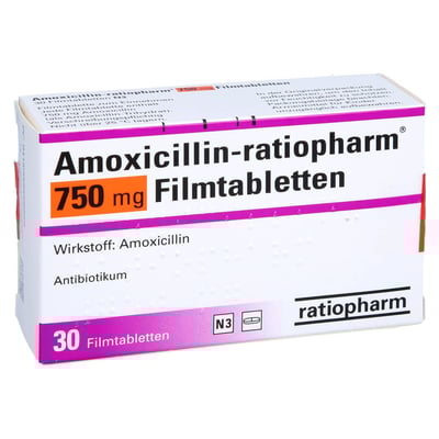 Amoxicillin-ratiopharm 750 mg