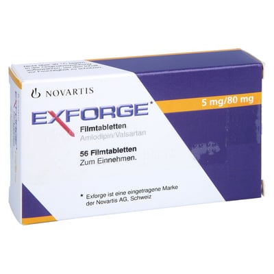 Exforge 5 mg/80 mg