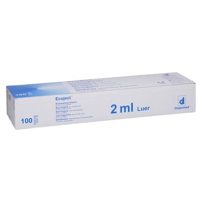 Einmalspritze 2 ml Luer Ecoject