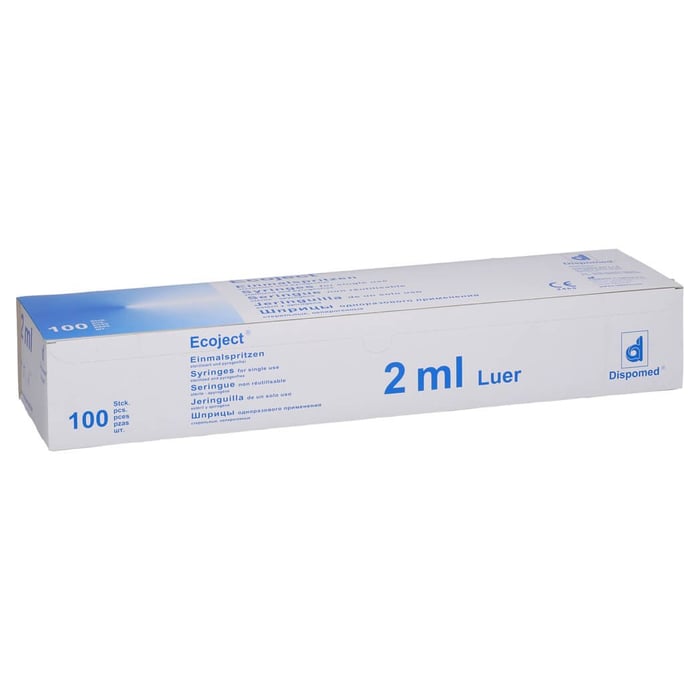 Einmalspritze 2 ml Luer Ecoject