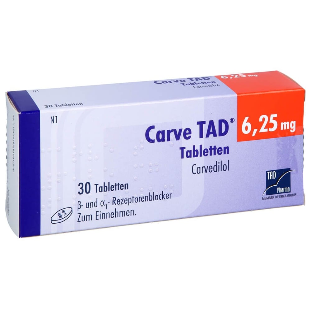 Carve TAD 6,25 mg