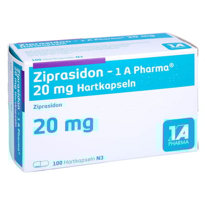 Ziprasidon - 1 A Pharma 20mg Hartkapseln