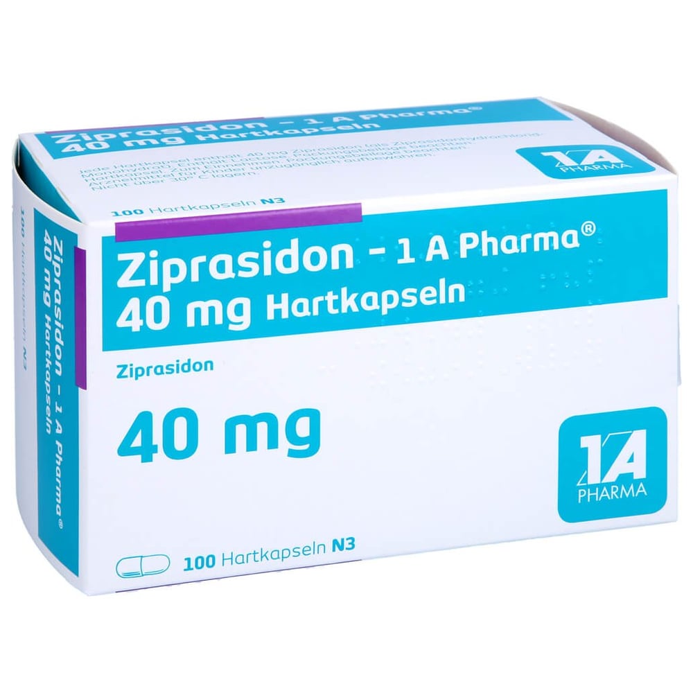 Ziprasidon - 1 A Pharma 40mg Hartkapseln