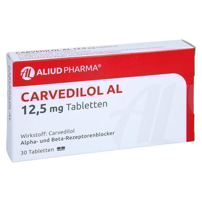 Carvedilol AL 12,5 mg