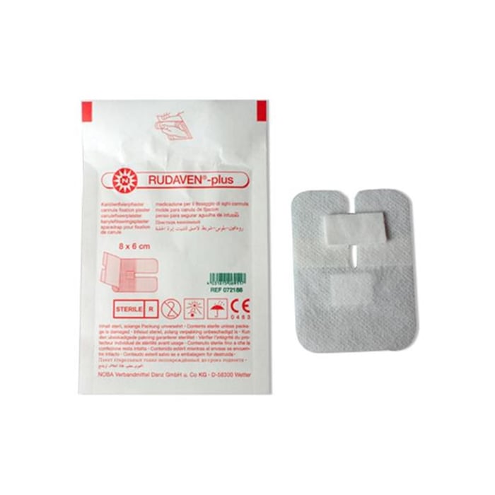 RUDAVEN-plus Kanülenfixierpfl.6x8 cm steril