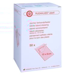 RUDAVLIES-steril Verbandpflaster 6x10 cm