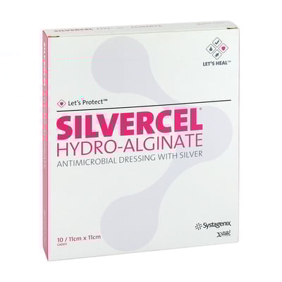 Silvercel Hydroalginat Verband 11x11 cm