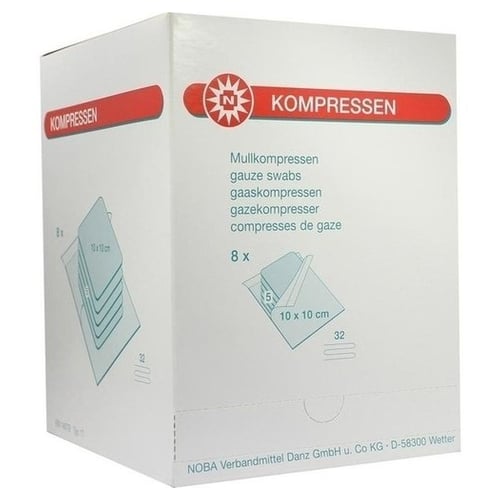 Mullkompressen 10x10 cm steril 32fach