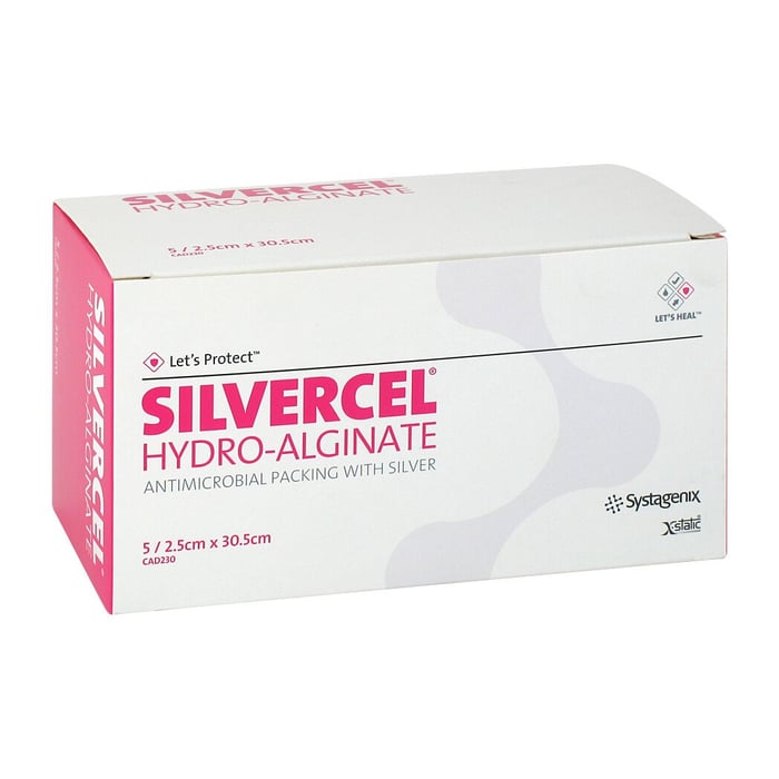 Silvercel Hydroalginat Tamponade 2,5x30,5 cm