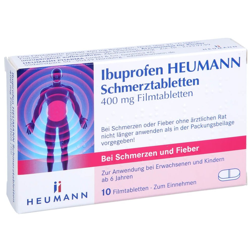 Ibuprofen Heumann Schmerztabletten 400 mg