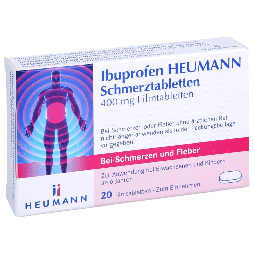 Ibuprofen Heumann Schmerztabletten 400 mg