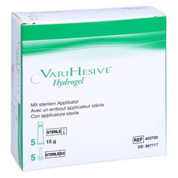 Varihesive Hydrogel mit Applikator