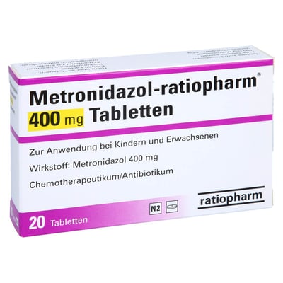 Metronidazol-ratiopharm 400 mg