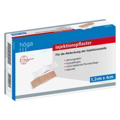 Injektionspflaster hypoallergen 1.2x4cm
