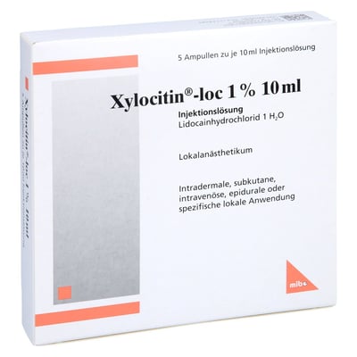 Xylocitin loc 1% 10ml Injektionslösung in AMP