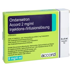 Ondansetron Accord 2 mg/ml Injekt/Infu. Lösung 4 ml
