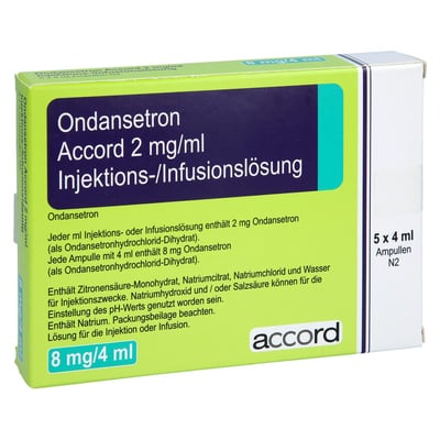 Ondansetron Accord 2 mg/ml Injekt/Infu. Lösung 4 ml Produktbild 1