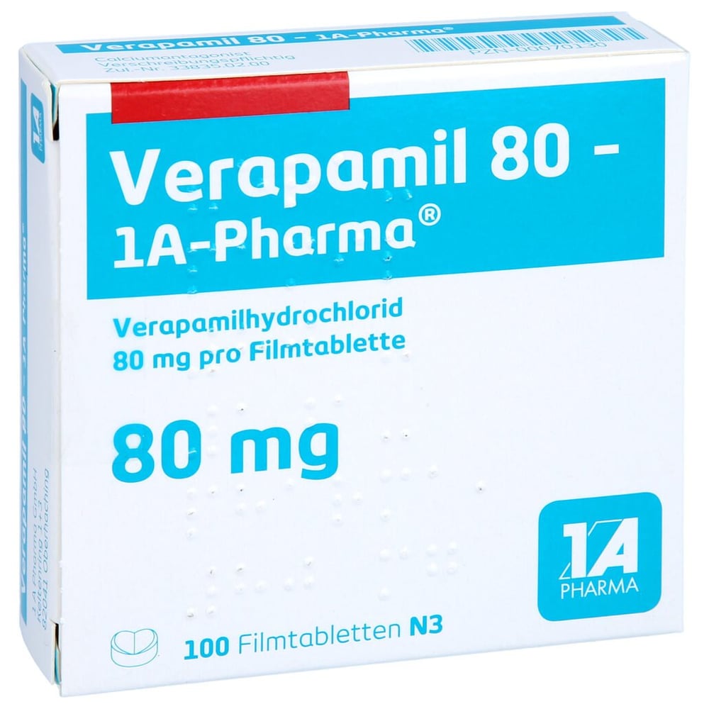Verapamil 80-1A Pharma