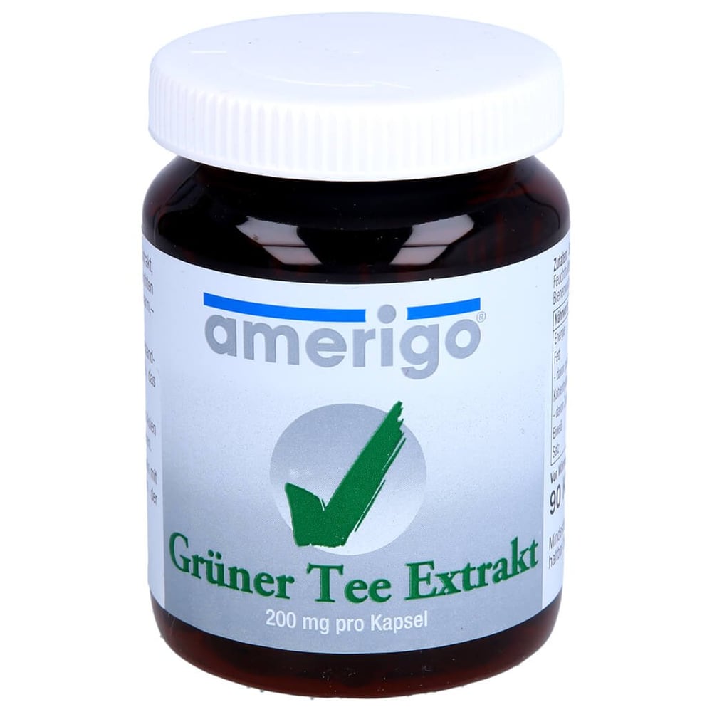 Grüner Tee Extrakt amerigo 200 mg Kapseln