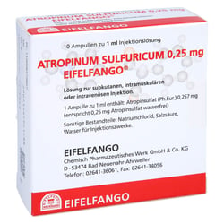 Atropinum Sulf 0,25 mg