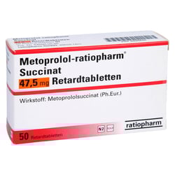 Metoprolol-ratiopharm Succinat 47,5 mg