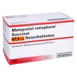 Metoprolol-ratiopharm Succinat 47,5 mg