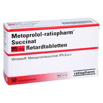 Metoprolol-ratiopharm Succinat 95 mg