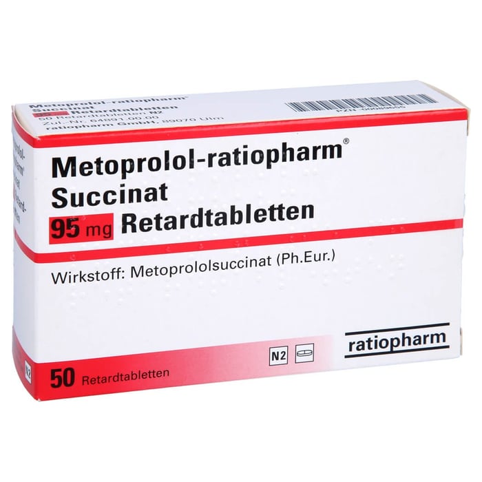 Metoprolol-ratiopharm Succinat 95mg