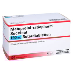 Metoprolol-ratiopharm Succinat 190 mg