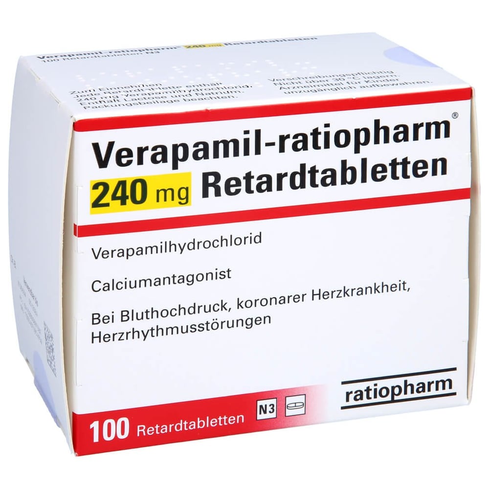 Verapamil-ratiopharm 240 mg