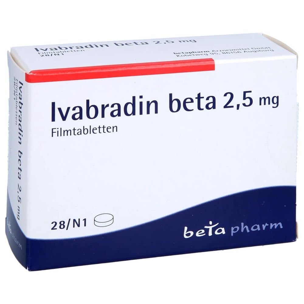 Ivabradin beta 2.5 mg Filmtabletten