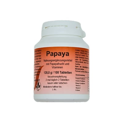 Papaya Kautabletten Produktbild 1