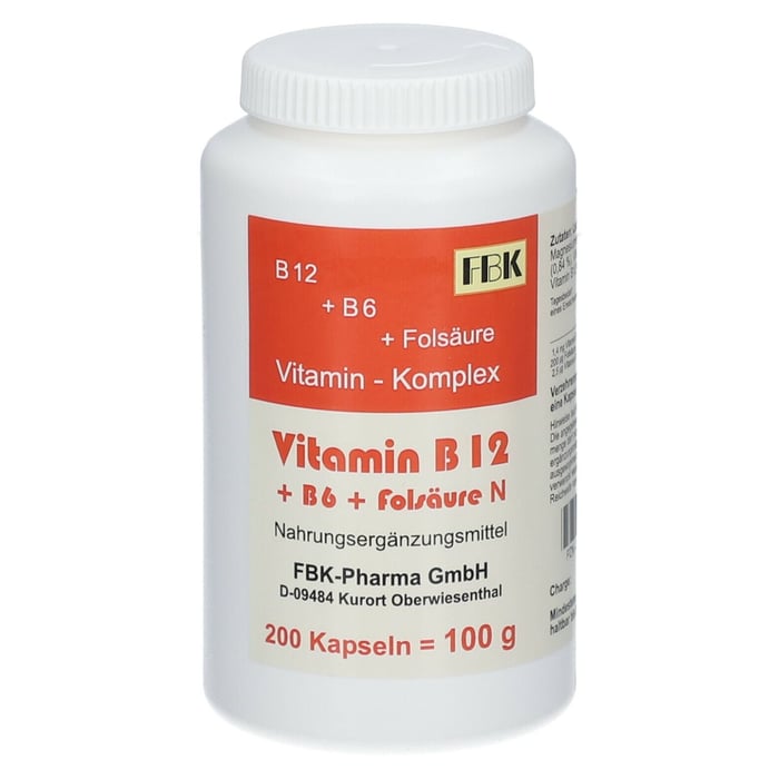 Vitamin B12 + B6 + Folsäure Komplex N