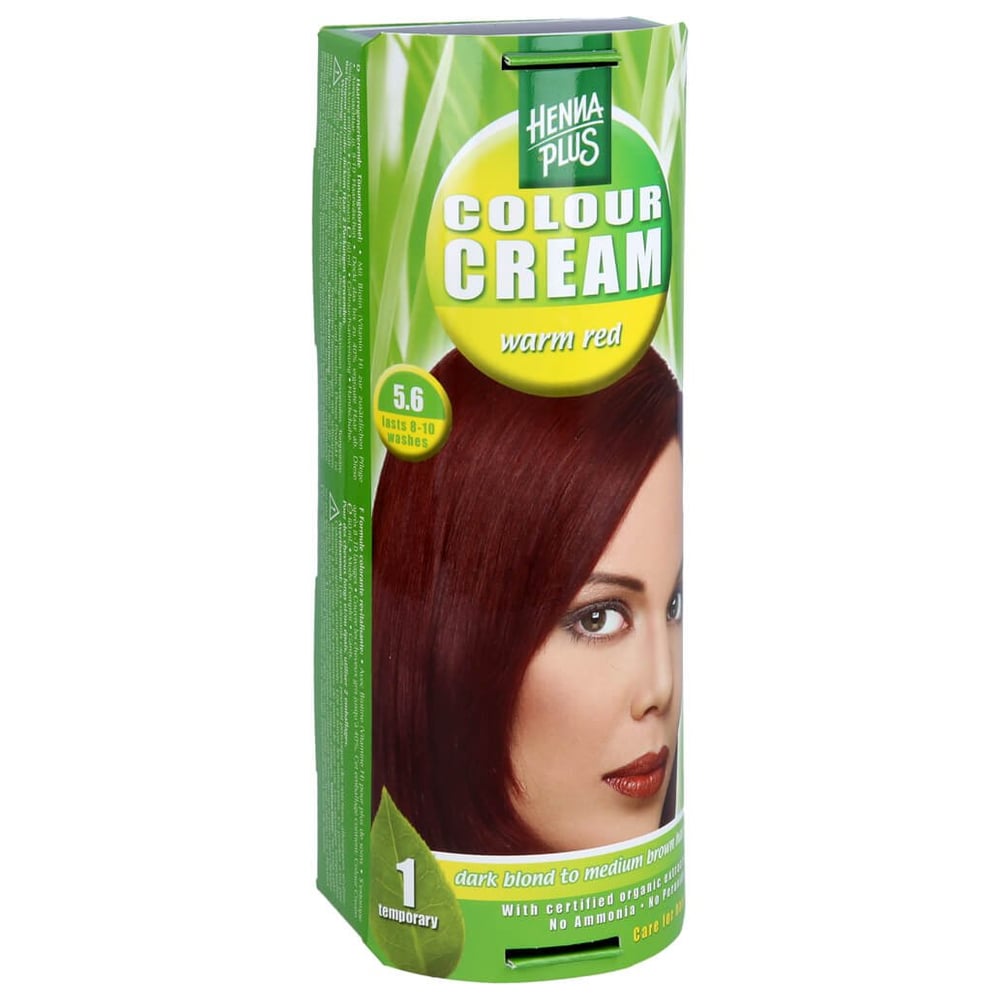Hennaplus Colour Cream Warm Red 5.6