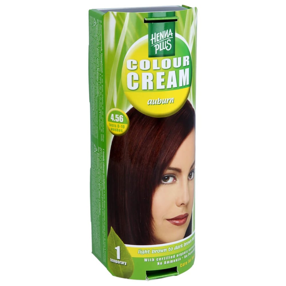 Hennaplus Colour Cream Auburn 4.56