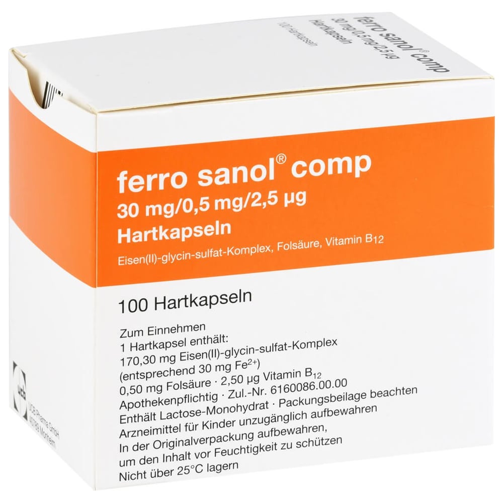 Ferro sanol comp 30 mg/0,5 mg/2,5 µg