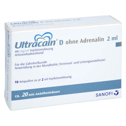 Ultracain D ohne Adrenalin