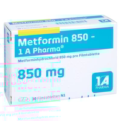 Metformin 850-1A Pharma