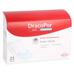 Dracopor Waterproof Wundverband steril 5cmx7,2 cm