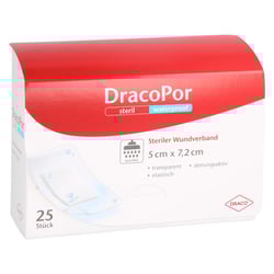 Dracopor Waterproof Wundverband steril 5cmx7.2cm
