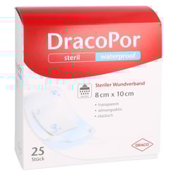 Dracopor Waterproof Wundverband steril 8cmx10cm