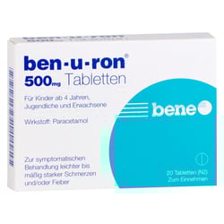 Ben-u-ron 500 mg ab 4 Jahren Bene