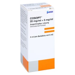 Cosopt 20mg/ml+5mg/ml