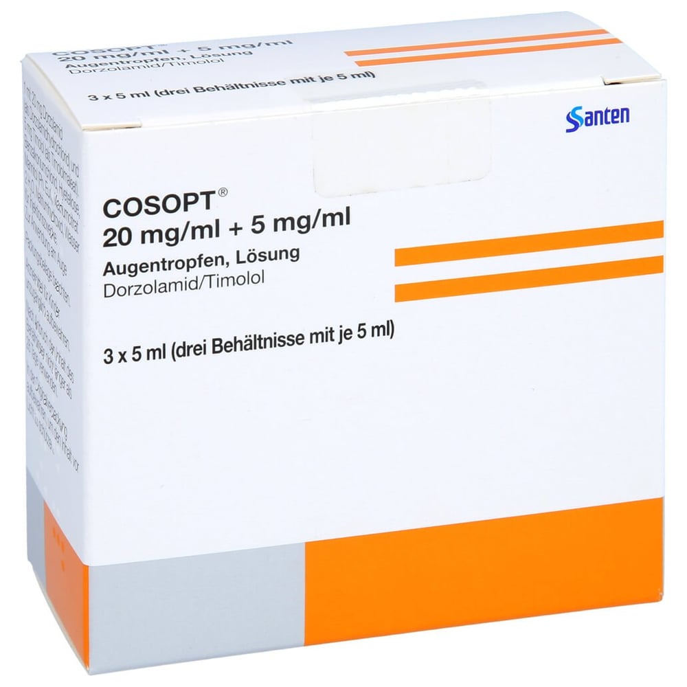 Cosopt 20mg/ml+5mg/ml