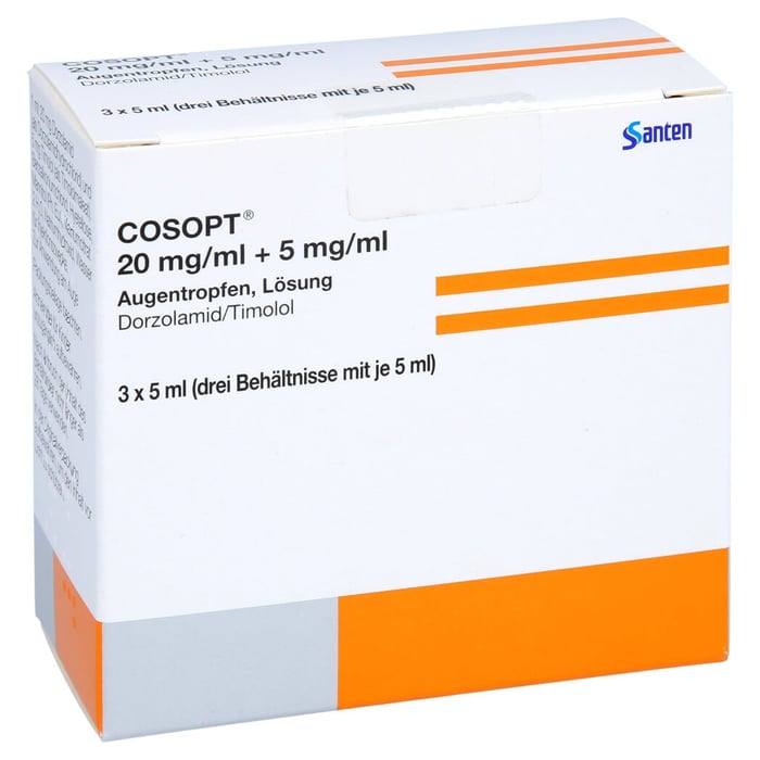 Cosopt 20mg/ml+5mg/ml
