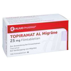 Topiramat AL Migräne 25 mg