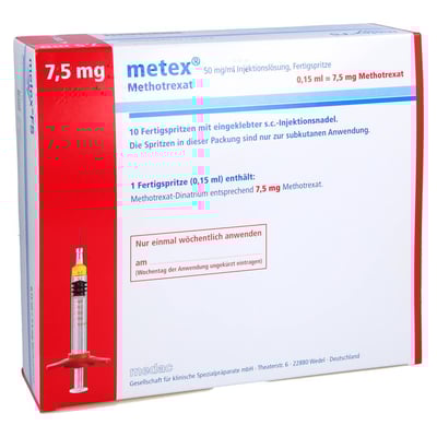 Metex 7,5 mg (50 mg/ml) Injektionslösung