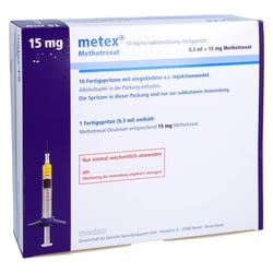 Metex 15 mg (50 mg/ml) Injektionslösung