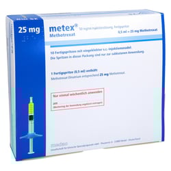 Metex 25 mg (50 mg/ml) Injektionslösung