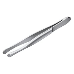Apoline Pinzette rund 8 cm verchromt